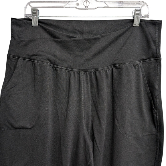Old Navy Cloudcomfy Fleece Soft Joggers XL Black With Pockets - Picture 2 of 5